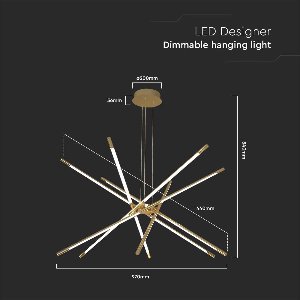 Lámpara colgante de diseño LED