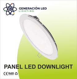 [PLO43] Panel LED Emp. Redondo 18w 3000k 1710Lm